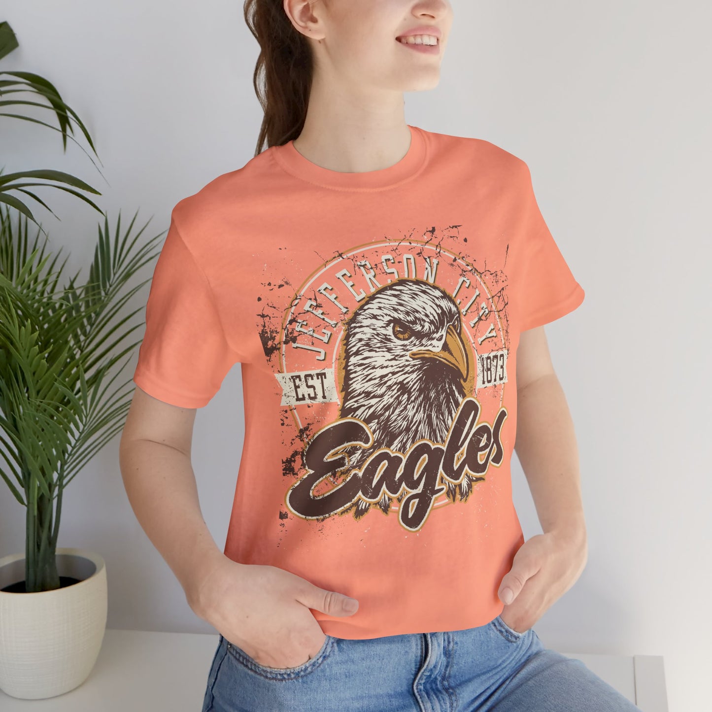 Sports Team Vintage Tee, Football Graphic T-Shirt, Eagle Graphic T-Shirt, Vintage Shirt, Design Football Tees