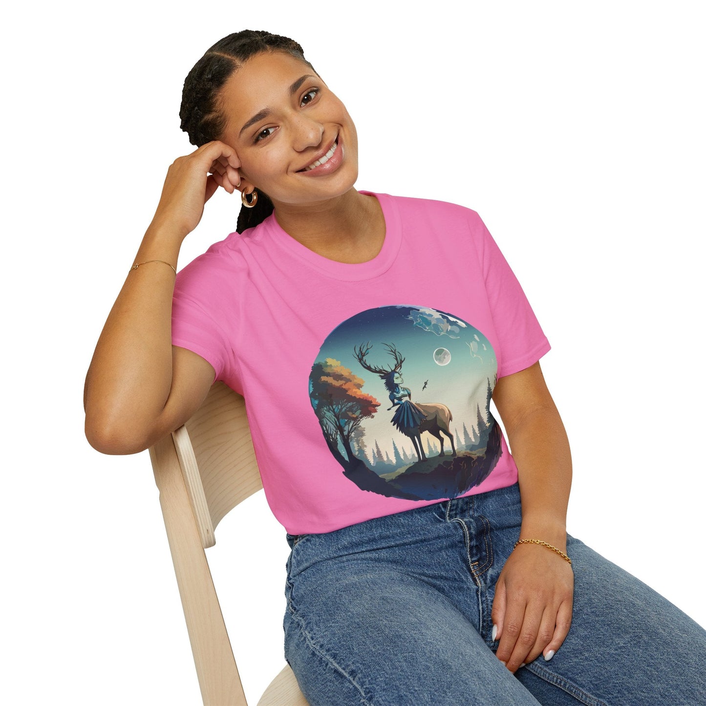 Womens Graphic T Shirts Art Design Tee Gildan Softstyle 64000 100 Percent Ring Spun Cotton Unisex