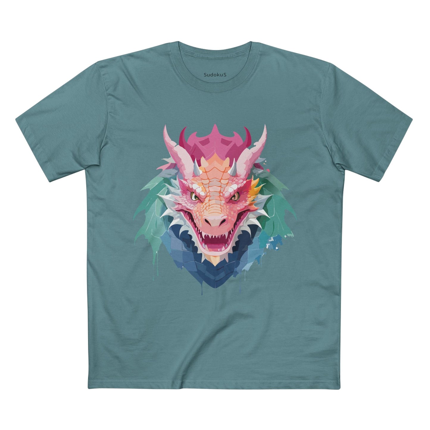 Dragon Graphic Unisex 100 Cotton Staple Tee 6
