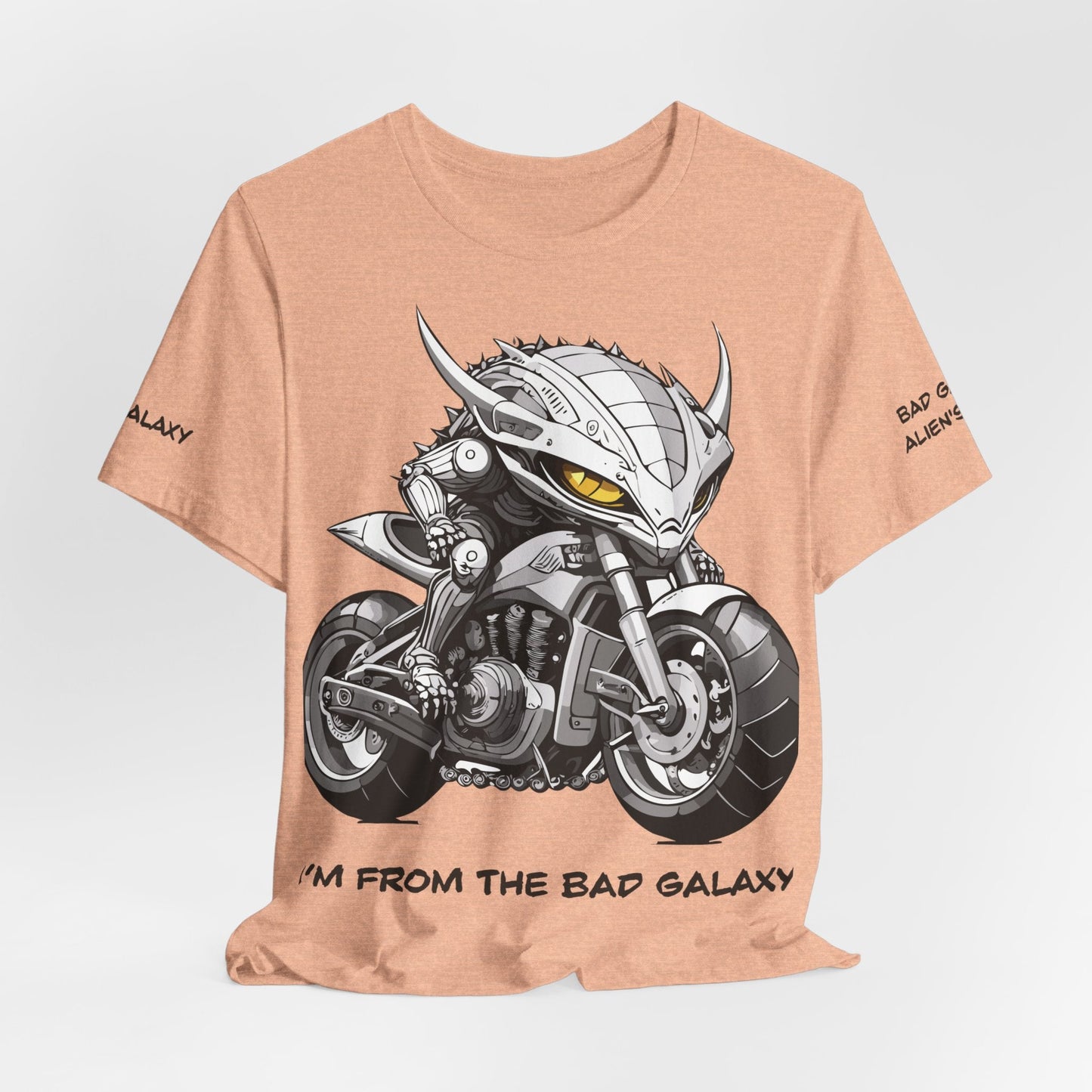 Alien Tee Shirt By Bad Galaxy 100 Cotton Eco Friendly Inks Designed In USA Made To Order
