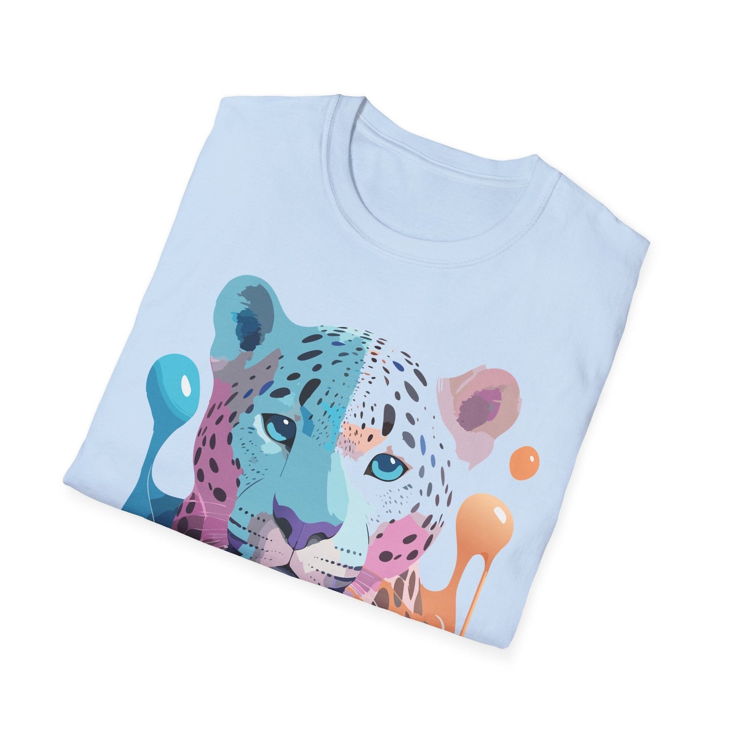 Unisex Cheetah Shirt Gildan Softstyle 64000 Short Sleeve Tee