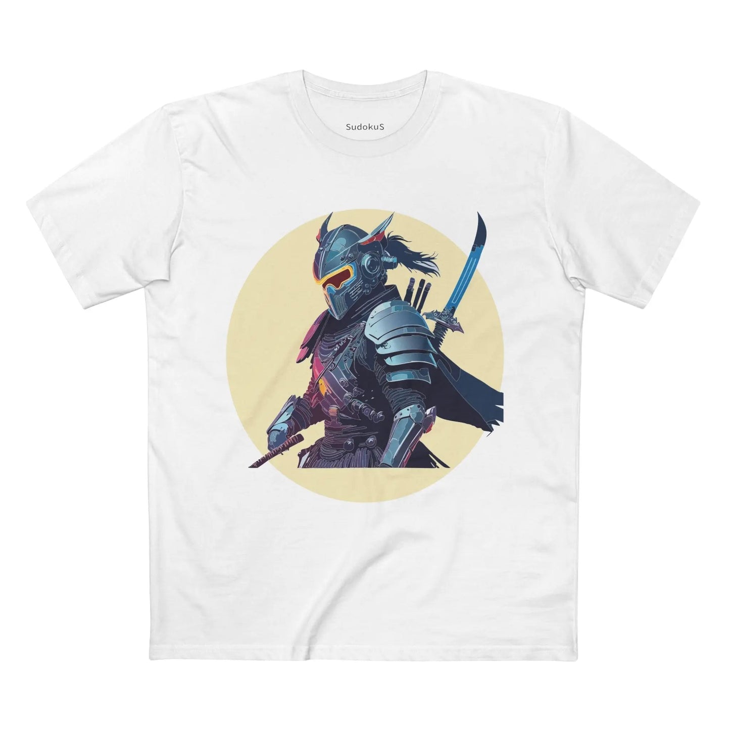 Samurai Graphic Unisex 100 Cotton Staple Tee 4