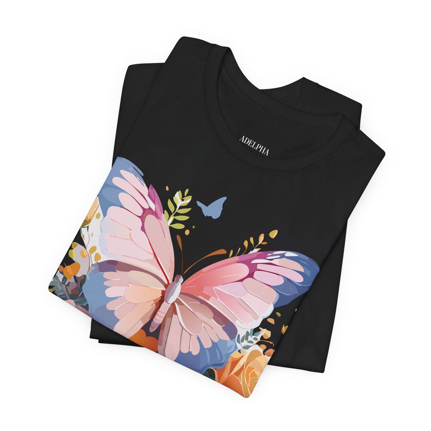 Butterfly Graphic Tee Unisex Short Sleeve Jersey Shirt By Adelpha