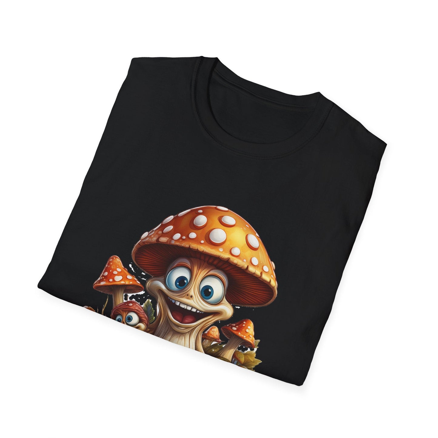 Mashroom Tee Shirt Unisex Softstyle 64000 Comfortable Mushroom Shirt With Funny Fungus Design