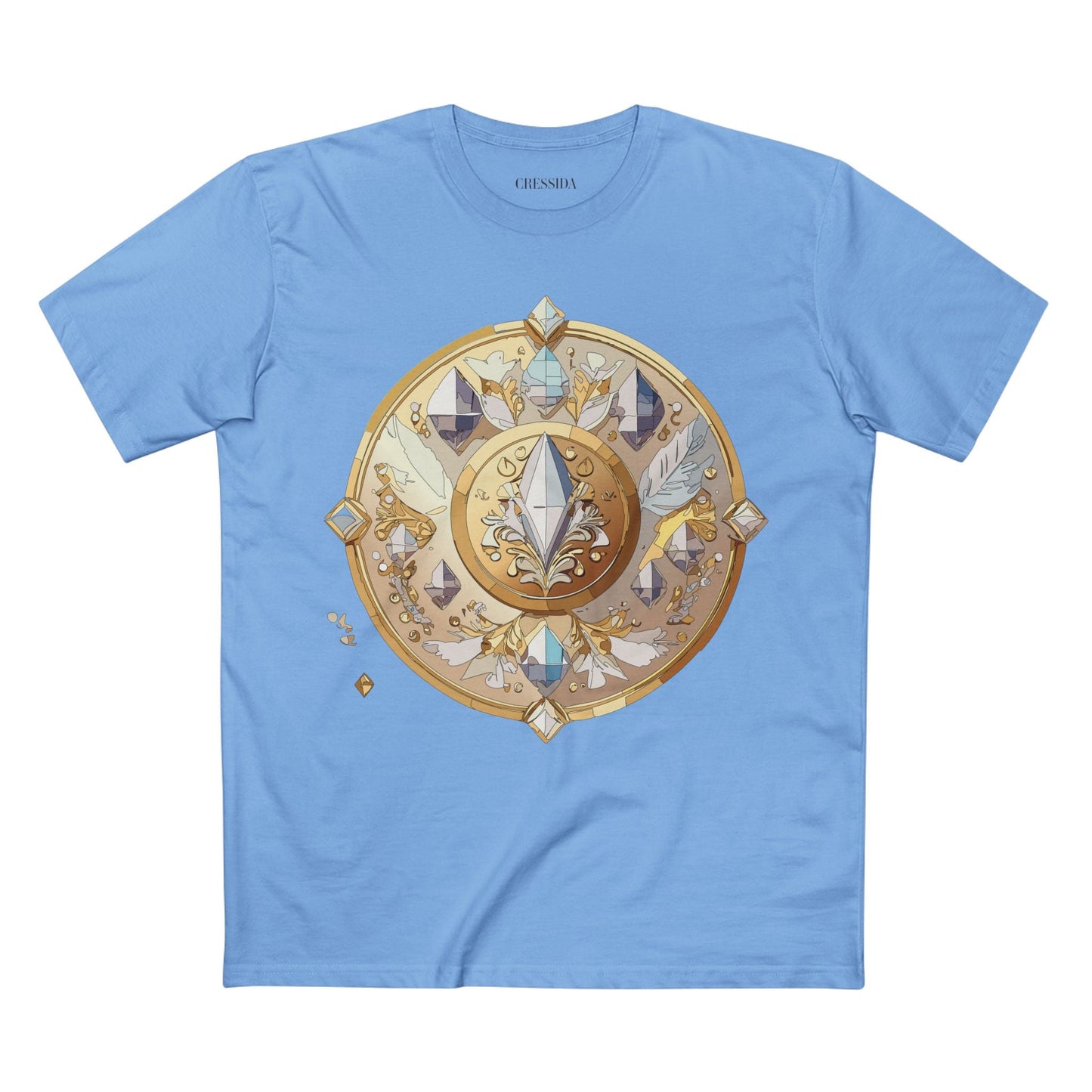 Medallion Graphic T-Shirt Unisex 100 Cotton With Gold Art Design Medal Tee 24