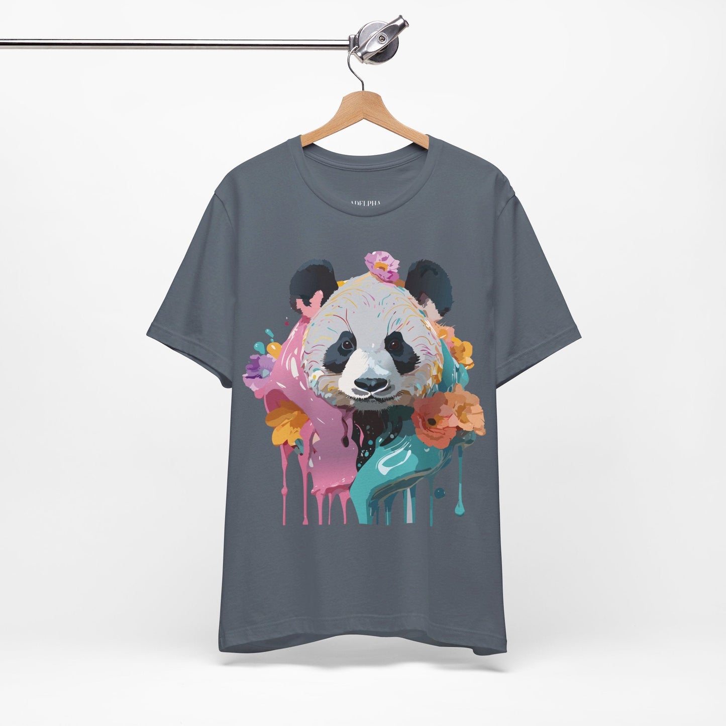 Panda Graphic Tee From Adelpha Unisex Jersey Short Sleeve Vintage Inspired Shirt