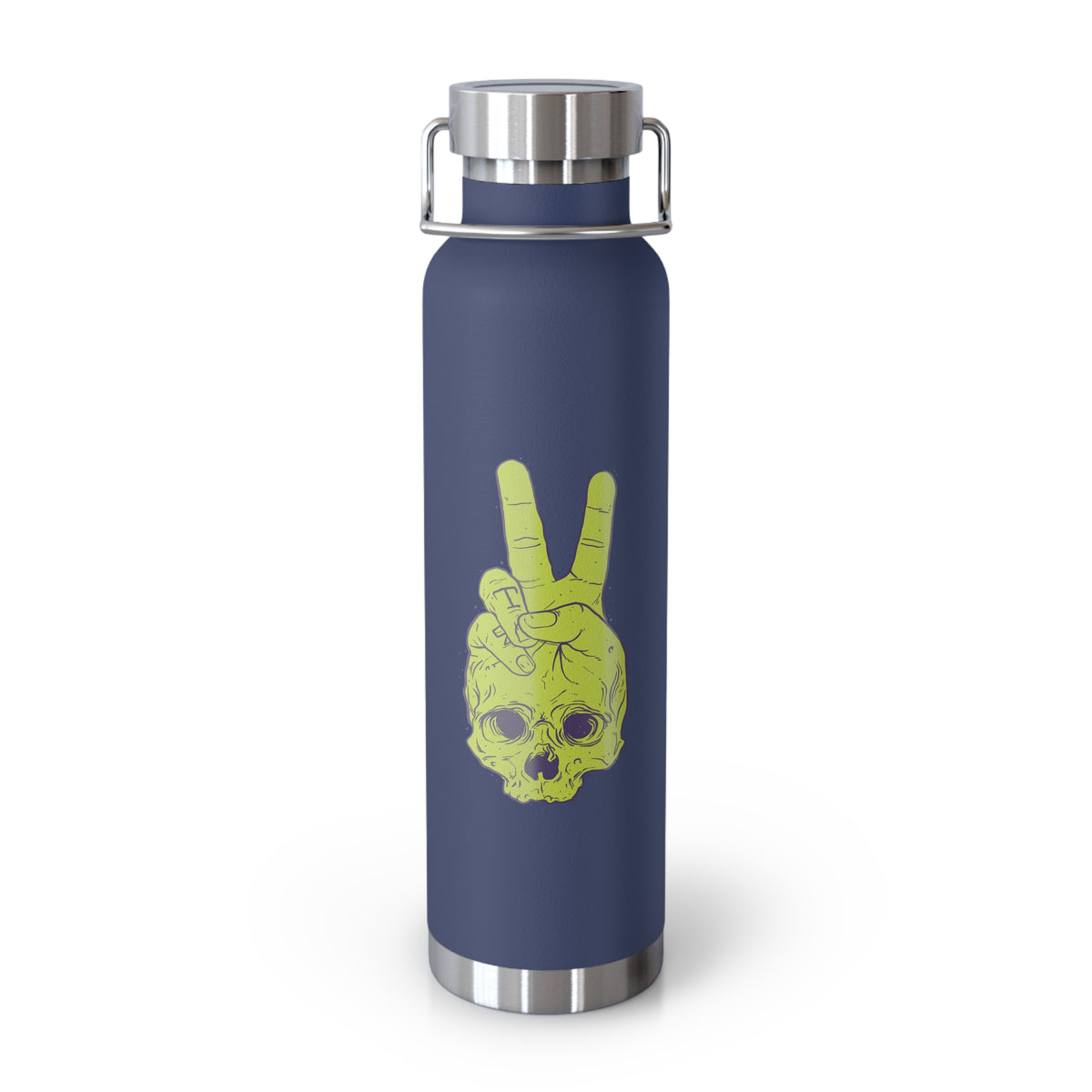 22oz Copper Insulated Water Bottle with Cartoon Design - CV60