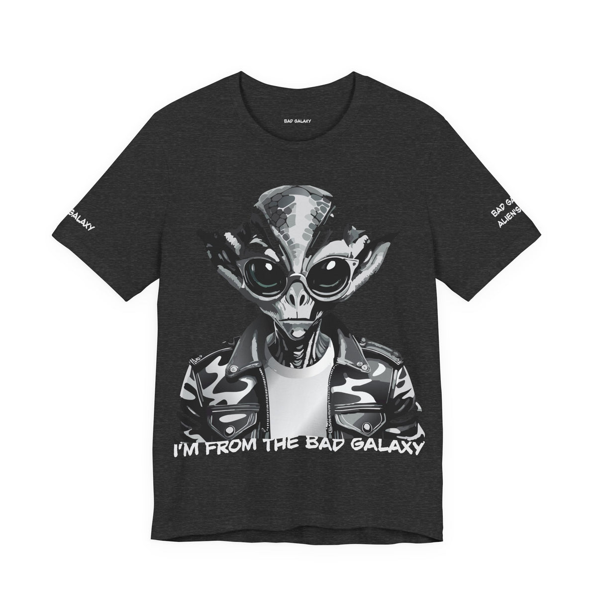 Alien Graphic Unisex Cotton Bella+Canvas Tee with Art Design b77