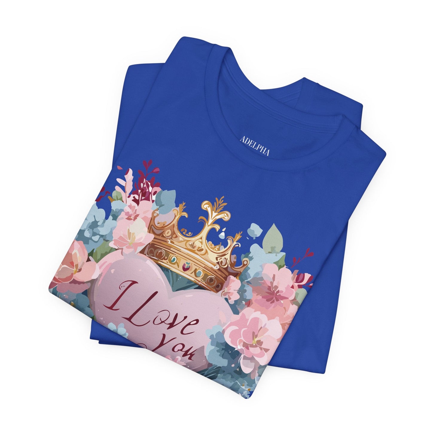 Valentine Graphic Tee Unisex Short Sleeve Jersey Shirt Adelpha Vintage Art Design