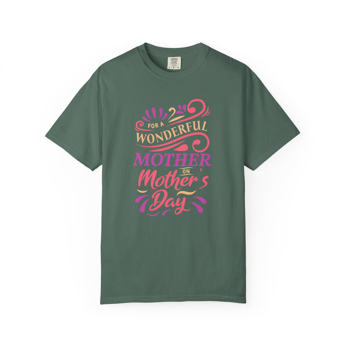 Mom T-shirt Mother's Day Mama Tee Unisex Comfort Colors Garment-Dyed Cotton h18