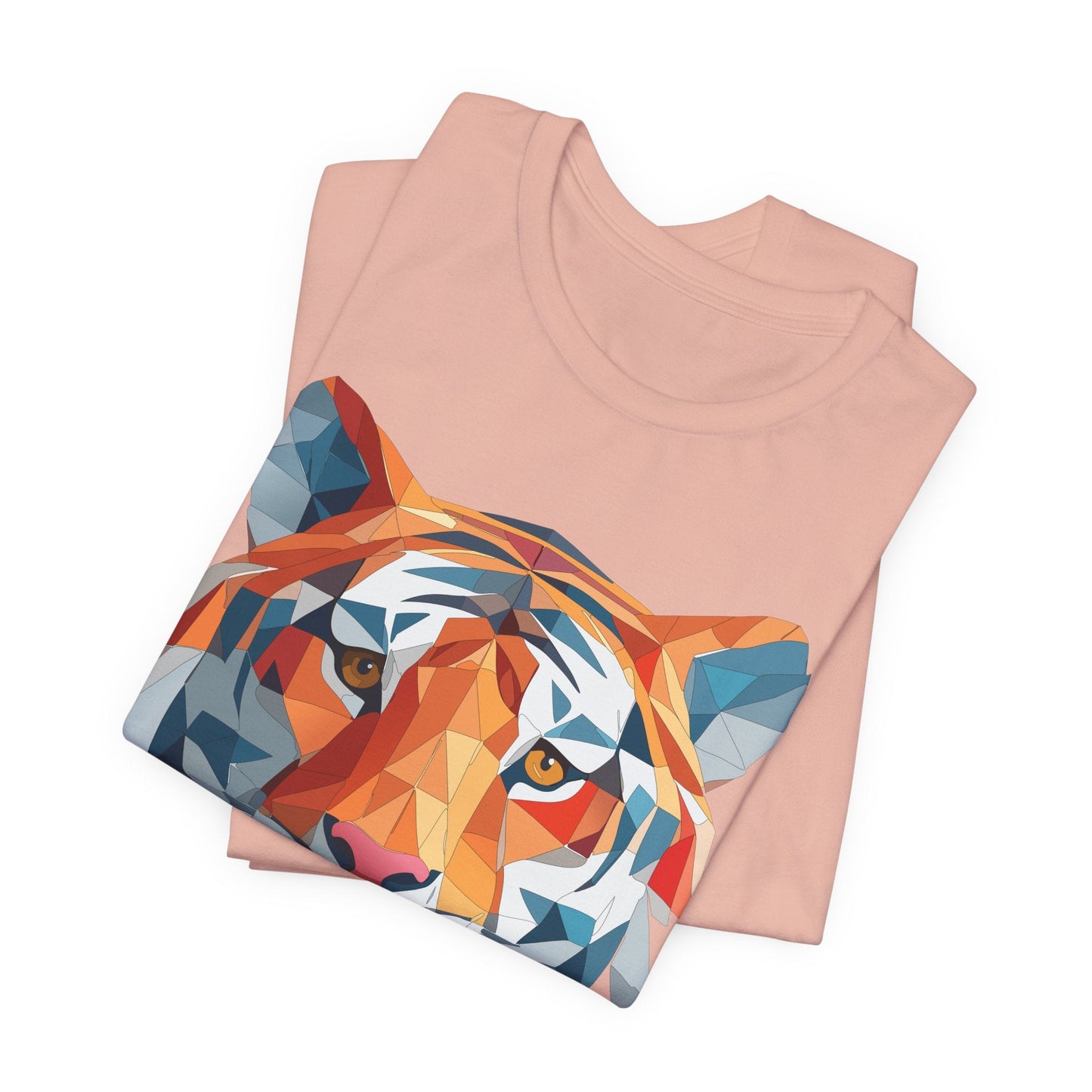 Unisex Animal Shirt With Art Design And Wildlife Theme Short Sleeve Tee For Everyday Wear