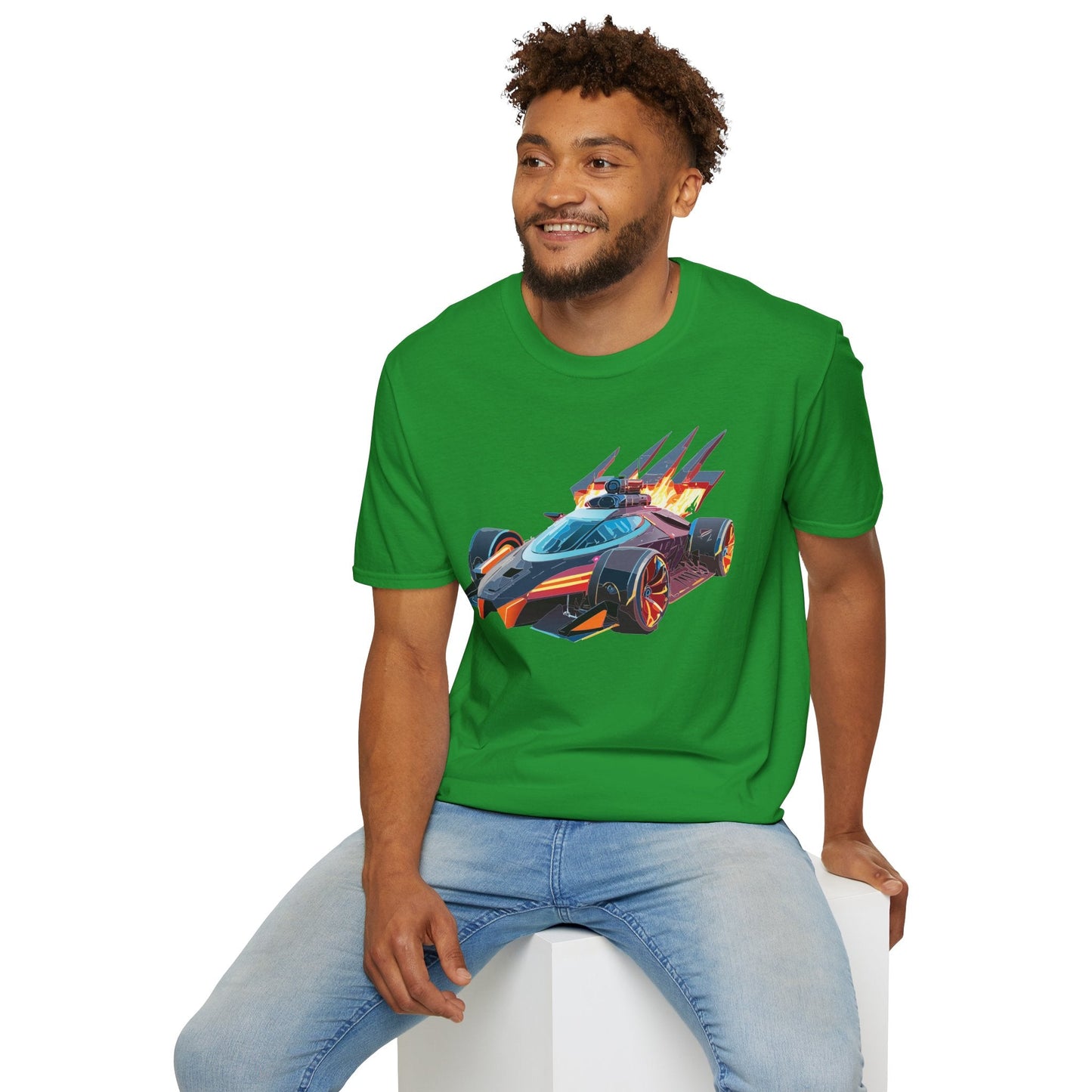 Car T Shirt Unisex Softstyle Cotton Tee With Cars Graphic Hot Wheels Design For Men Women