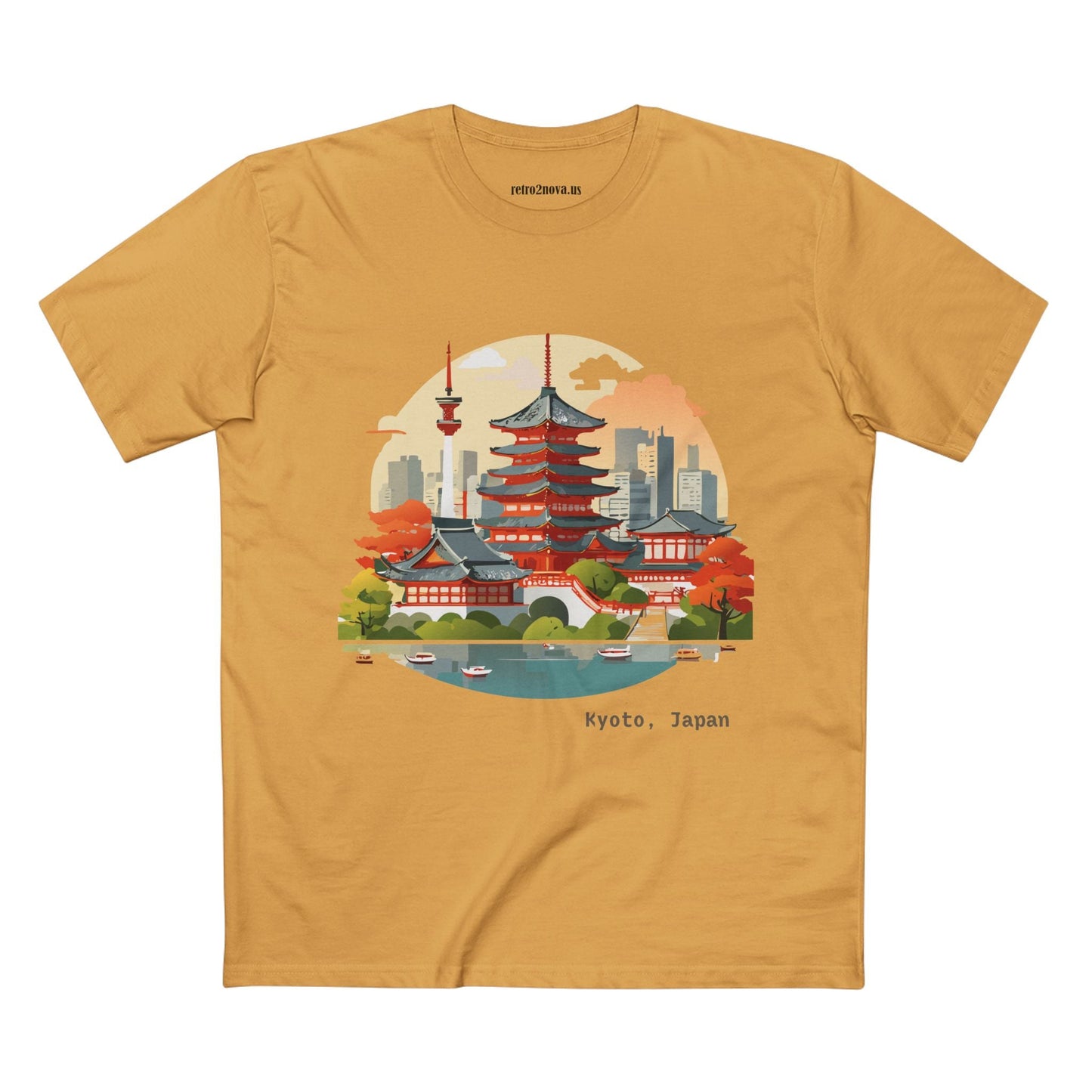 Travel Shirt Japan Tourist Shirt Unisex Premium Cotton Tee With Original Art Design Retro2Nova