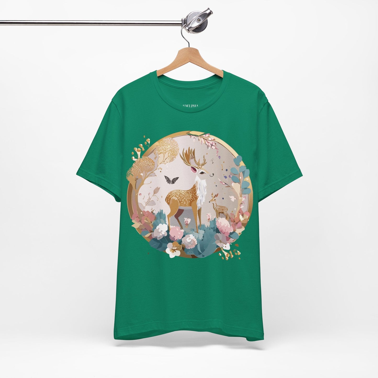Medallion Graphic T Shirt Unisex Adelpha Vintage Inspired Artwork Short Sleeve Tee