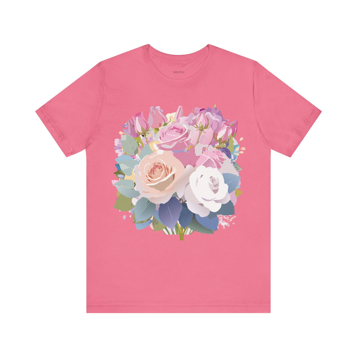 Floral Graphic Tee Shirt - Bella+Canvas Unisex 100 Cotton 19