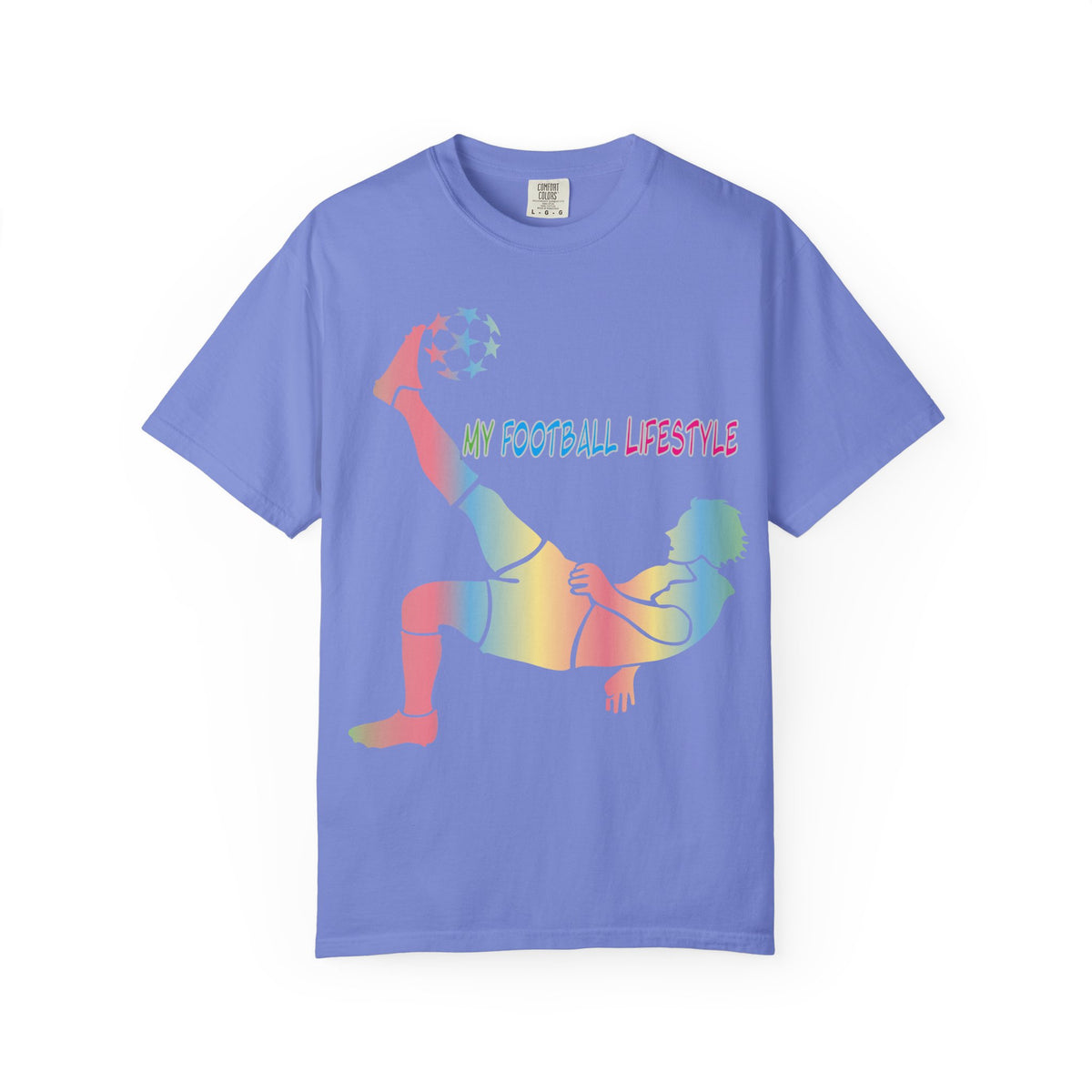 Sports Graphic Unisex T-Shirt Garment Dyed Cotton Relaxed Fit Comfort Colors 12