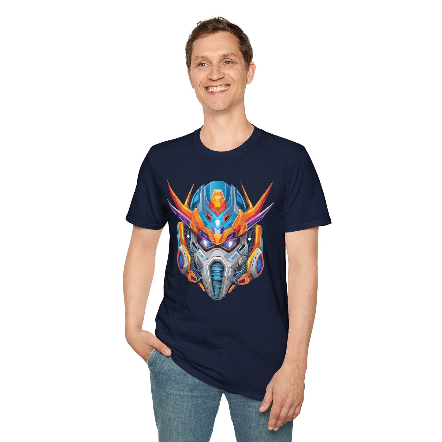 Cyborg Tee Unisex Robot And Terminator Shirt Softstyle 64000 Cotton Ring Spun Graphic Tee Everyday