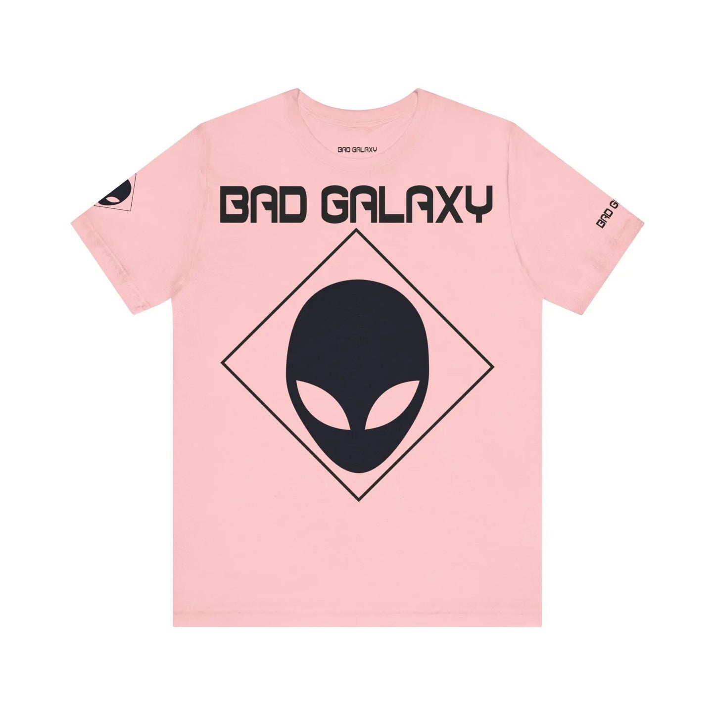 Bad Galaxy Alien Graphic Tee Shirt 100 Percent Cotton Lightweight Eco Friendly Wear