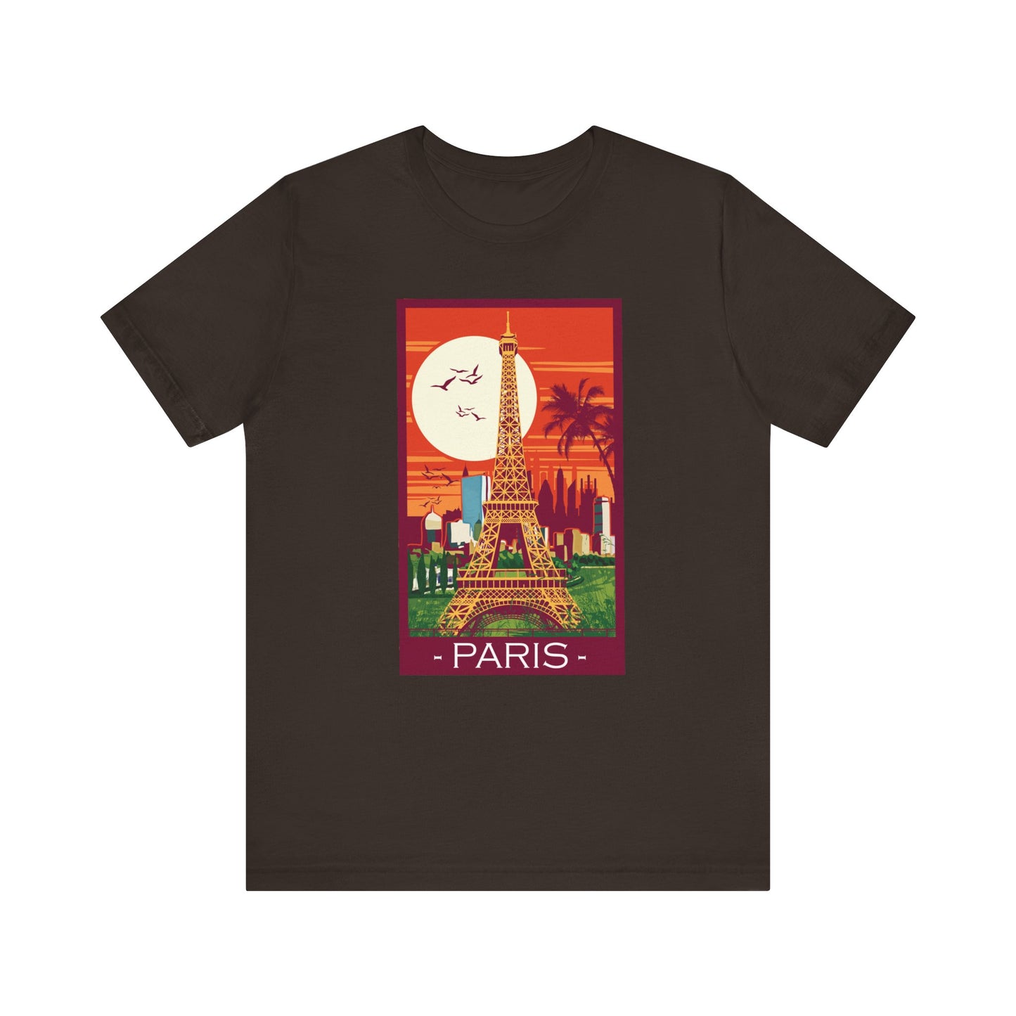 Retro Poster Paris Graphic Design Tee, Paris Shirt, Vintage Tees, Art Design T-Shirt, Graphic Tee, Retro Art Shirts