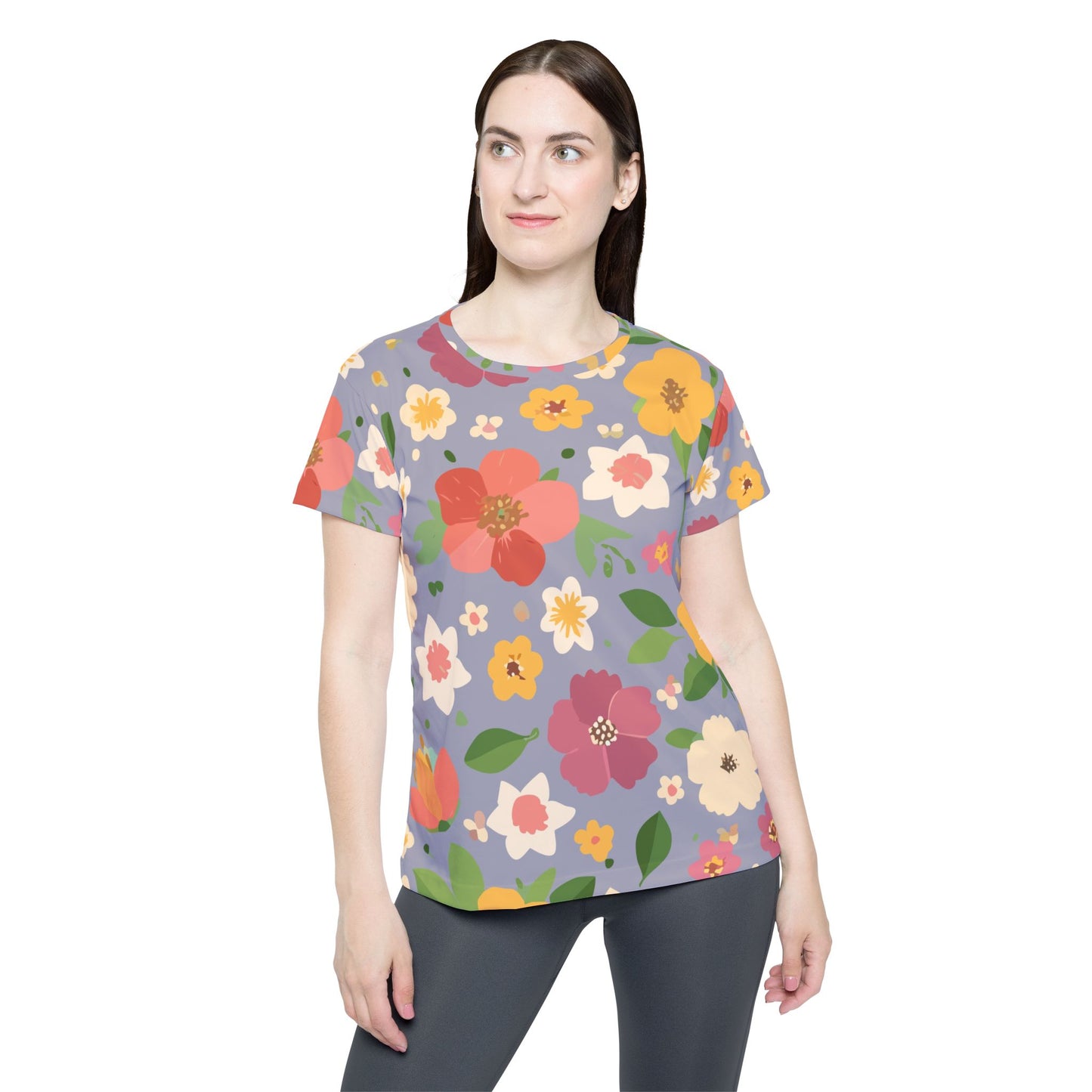 Floral Print Shirt, Shirt with Flowers