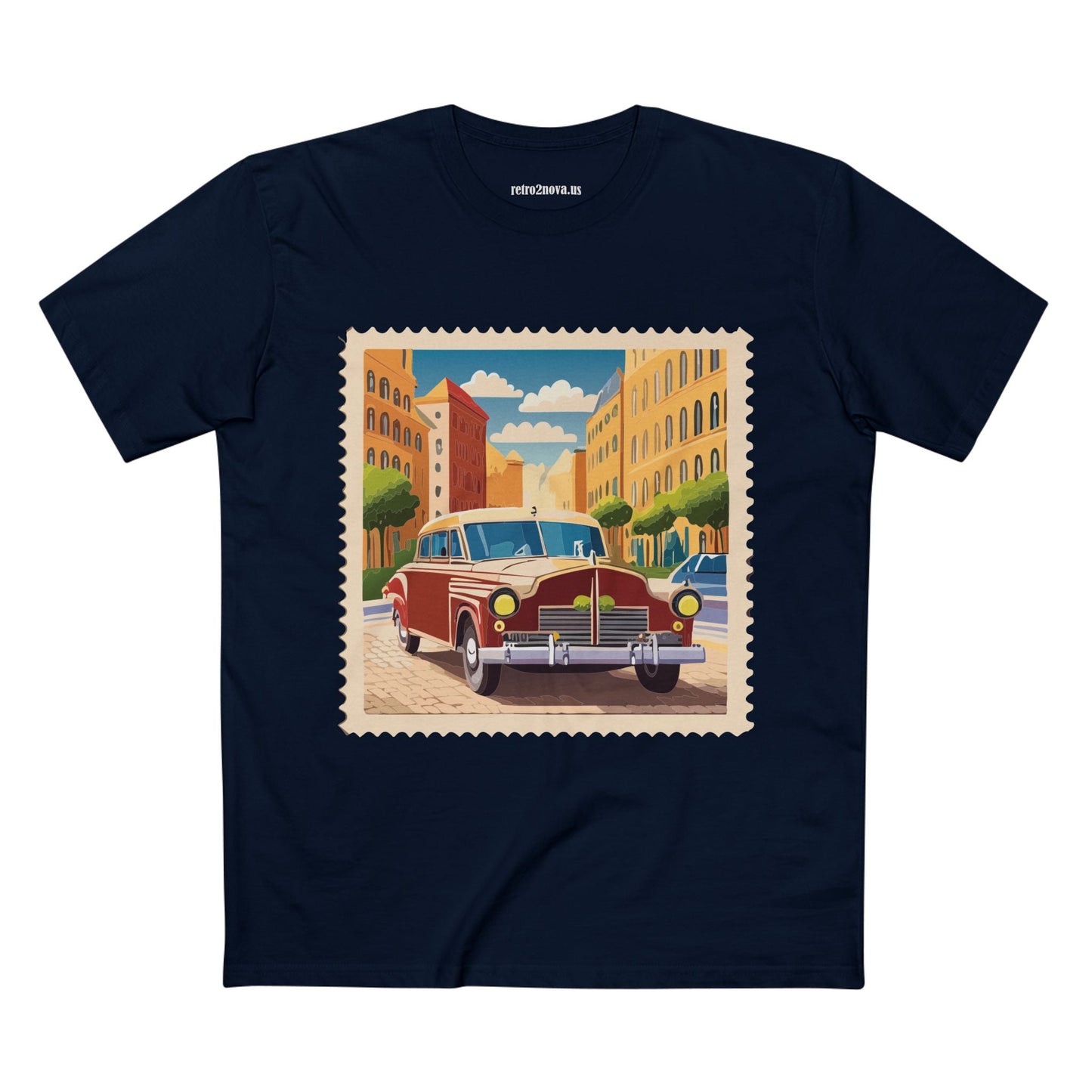 Stamp Shirt Postage Stamp Shirt Unisex Premium Cotton Tee With Original Art Design PS29
