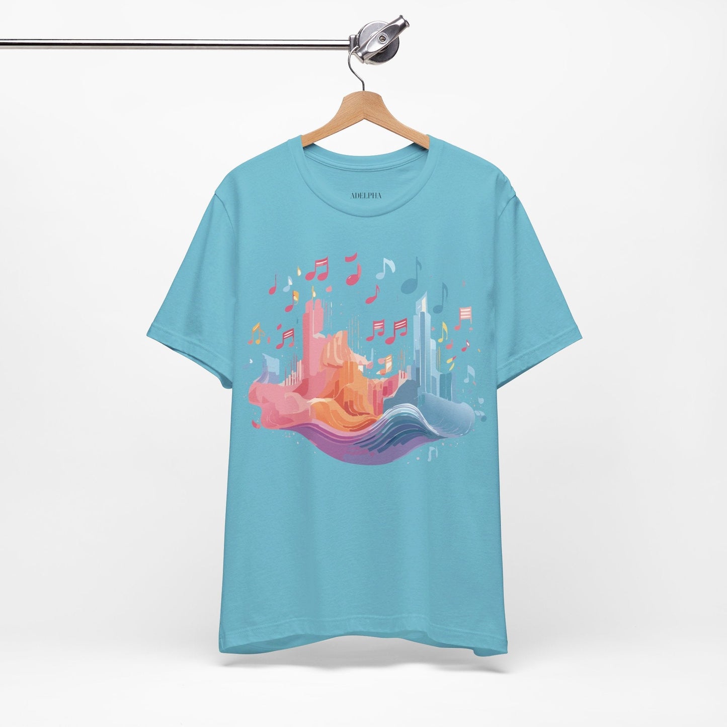 Music Graphic Tee Unisex Jersey Short Sleeve Art Design Adelpha Vintage Artwork Premium