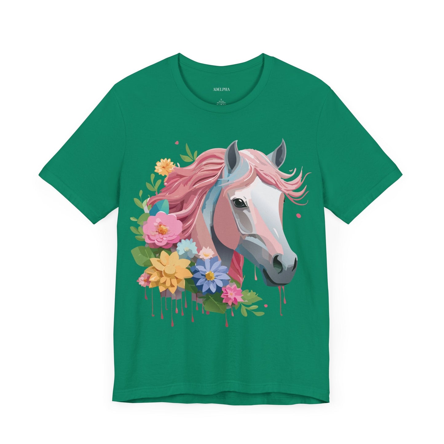 Horse Graphic Unisex 100 Cotton Vintage Animal Art T-Shirt 1