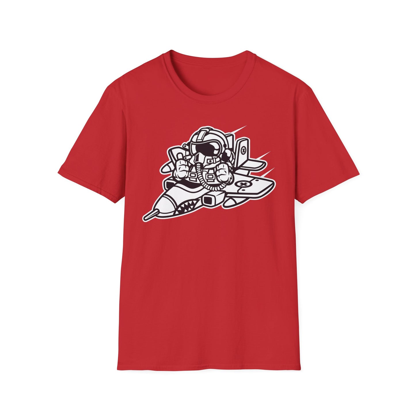 Unisex Cotton T-Shirt with Cartoon Graphic Design
