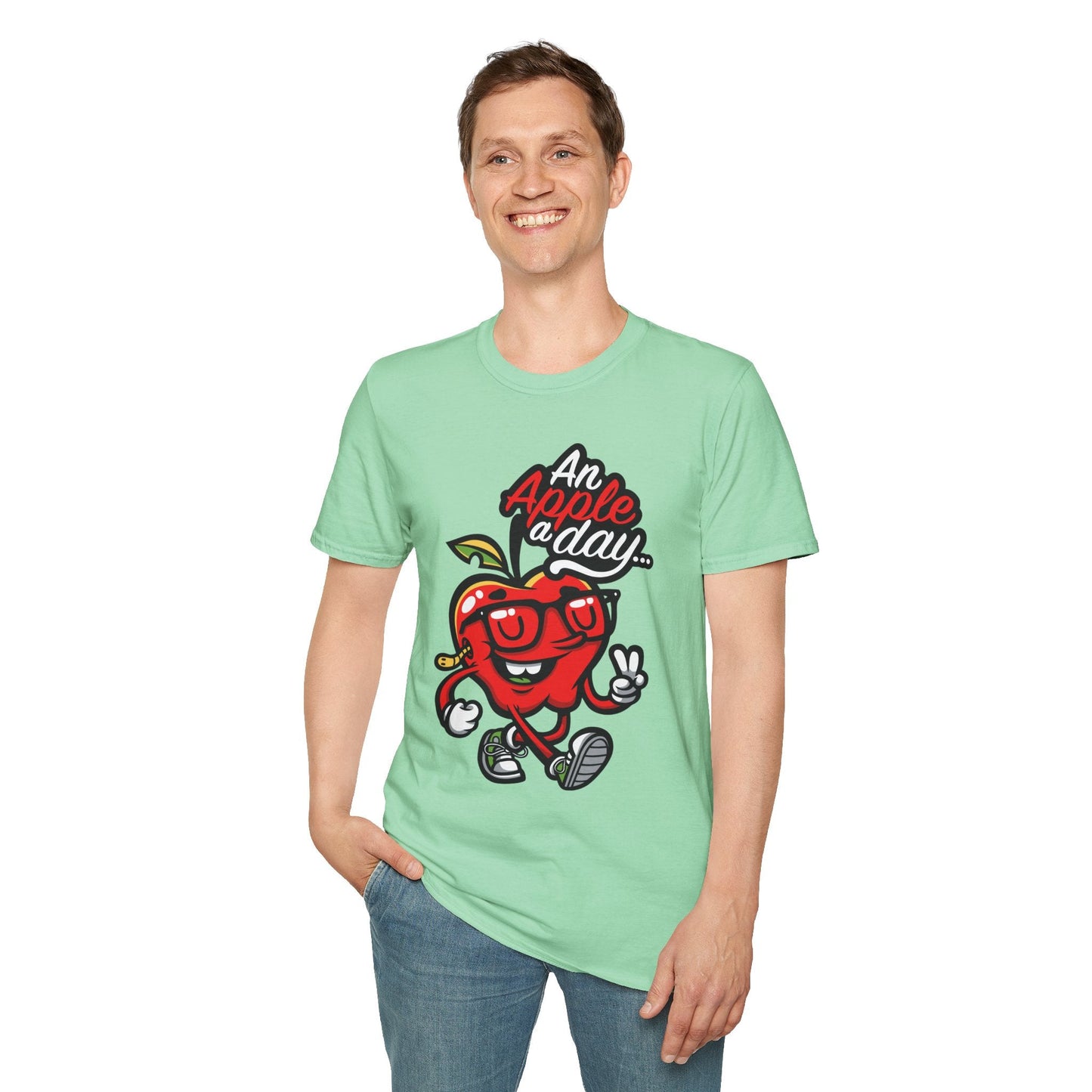 Cartoon T Shirt Animation Tee Funny Tee Unisex Softstyle Cotton Shirt Gildan Softstyle 64000