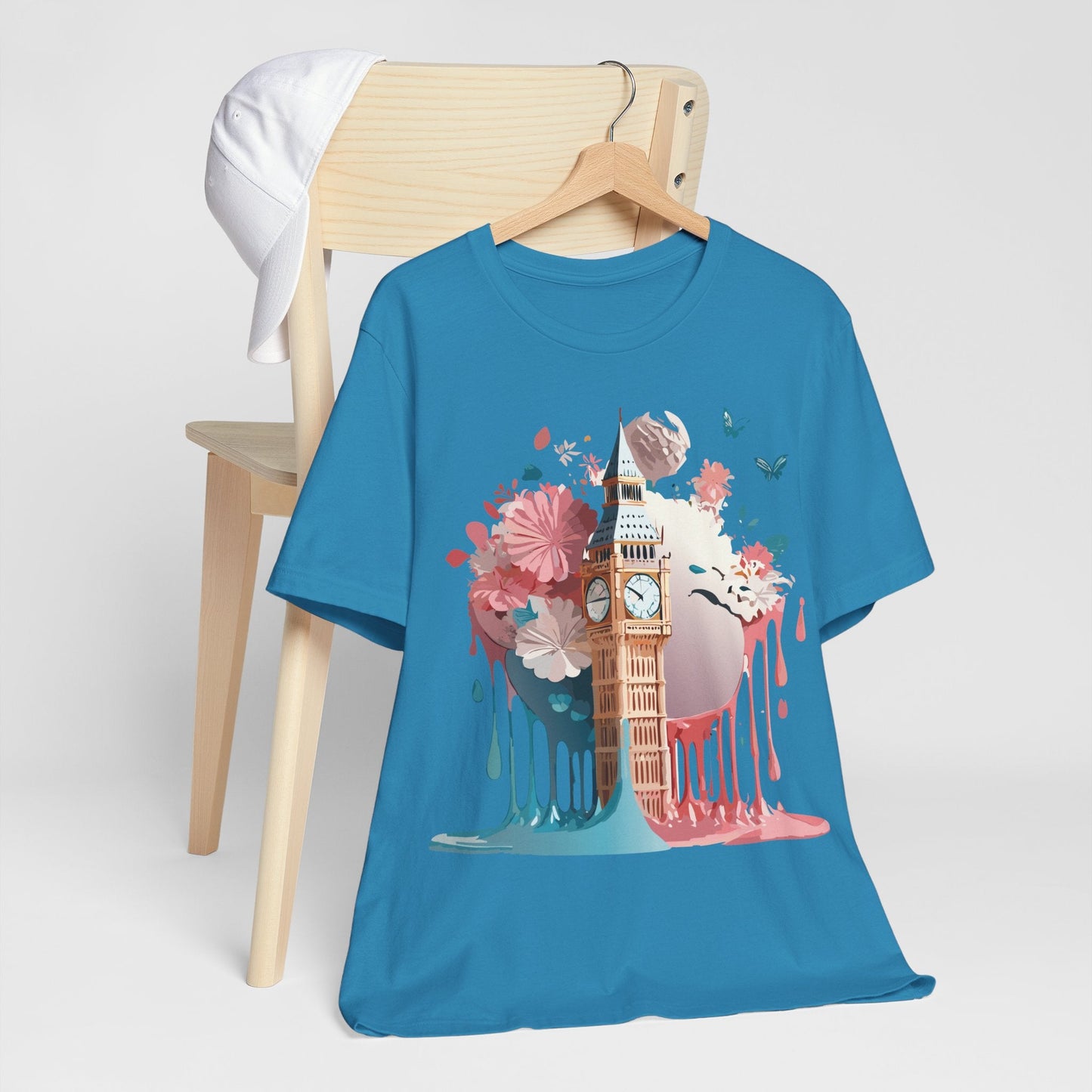 Adelpha London Graphic T Shirt Unisex Short Sleeve Tee For Everyday Style And Travel