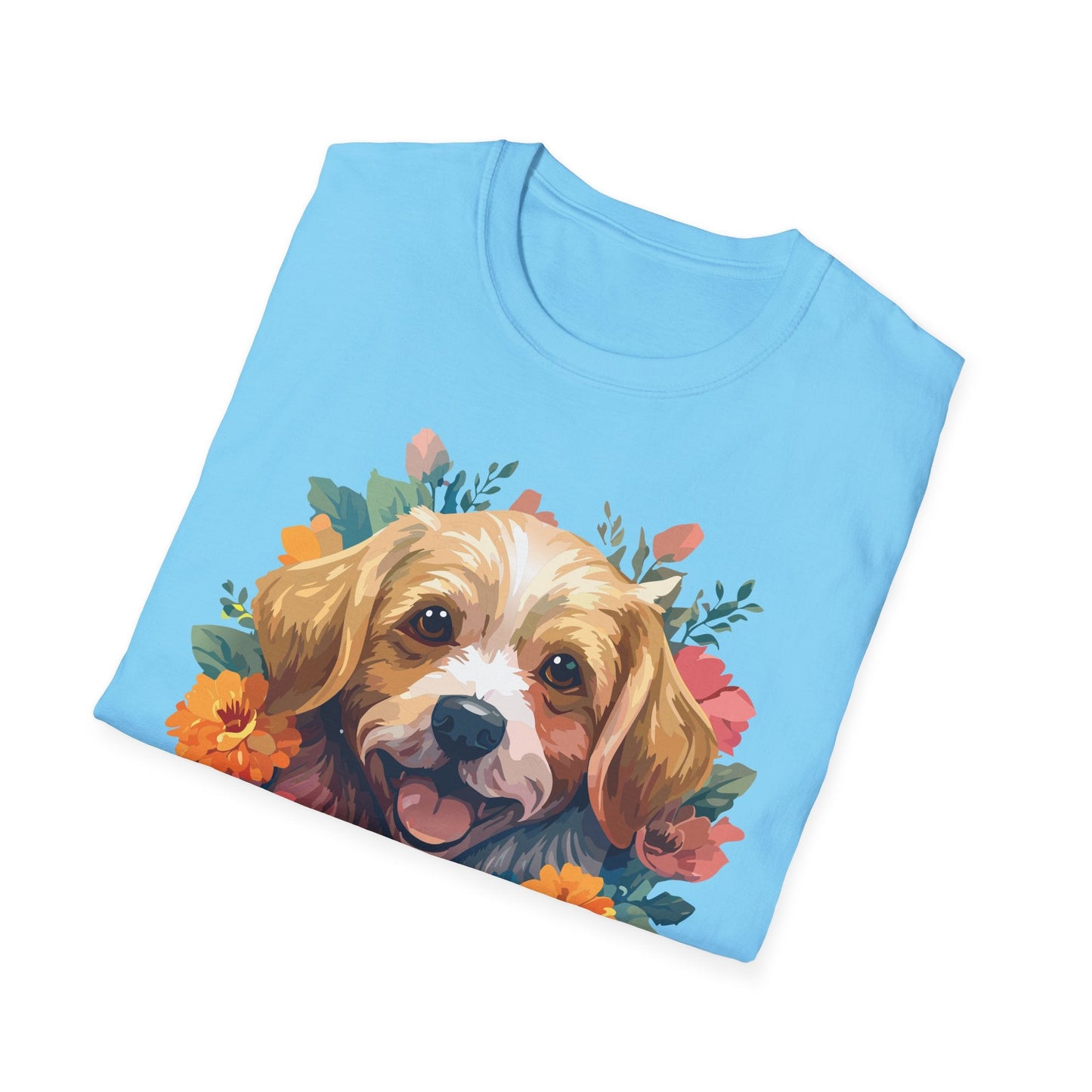 Dog Shirt Unisex Animal Tee Softstyle 64000 Gildan Cotton Tee