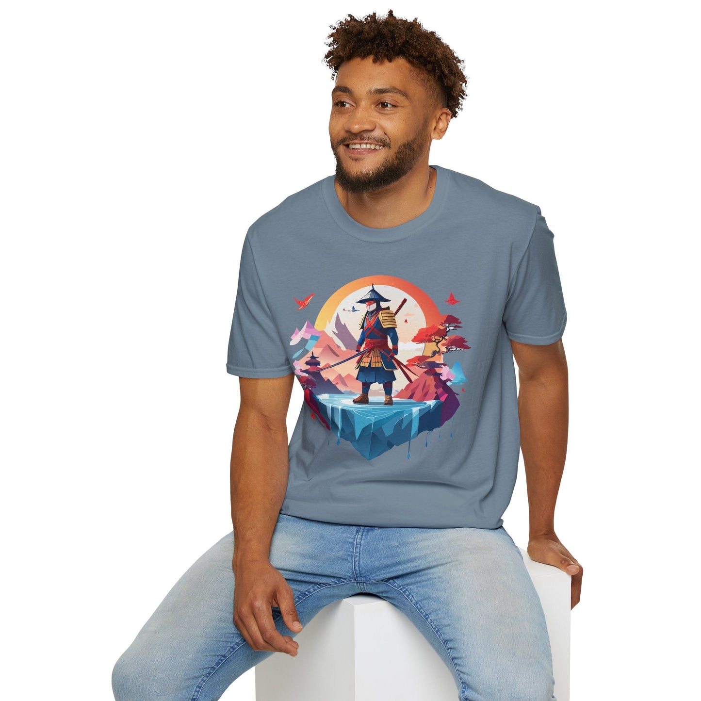 Samurai Shirt Unisex Softstyle Tee 100 Percent Ring Spun Cotton Short Sleeve T Shirt Comfort Fit