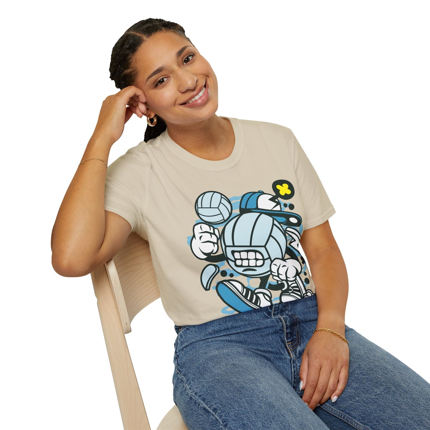 Unisex Cartoon T Shirt Animation Tee Funny Design Gildan Softstyle 64000 100 Percent Cotton