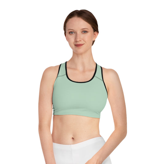 Green Color Sports Bra, Green Sports Bra 6