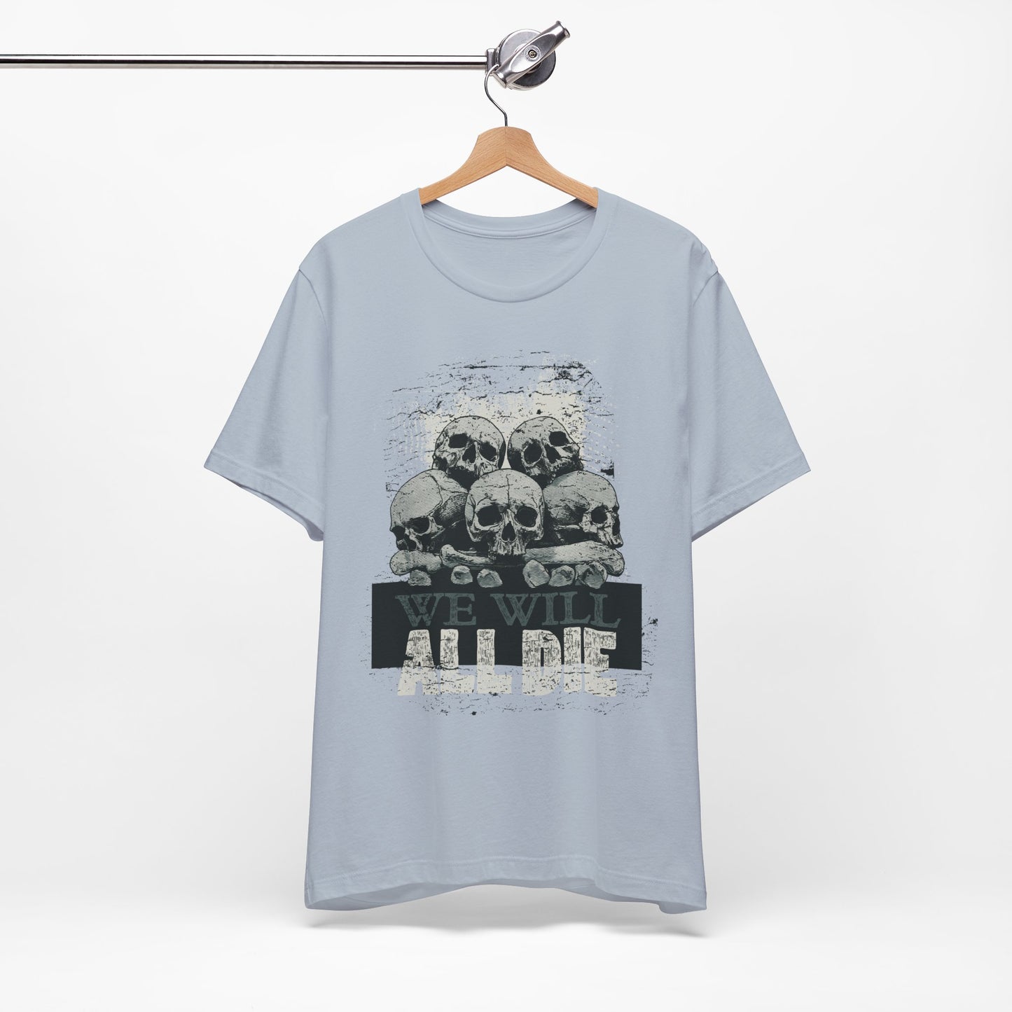 All Die Skull Graphic Design Tee, Skull Shirt, Vintage Tees, Art Design T-Shirt, Graphic Tee, Art Shirts