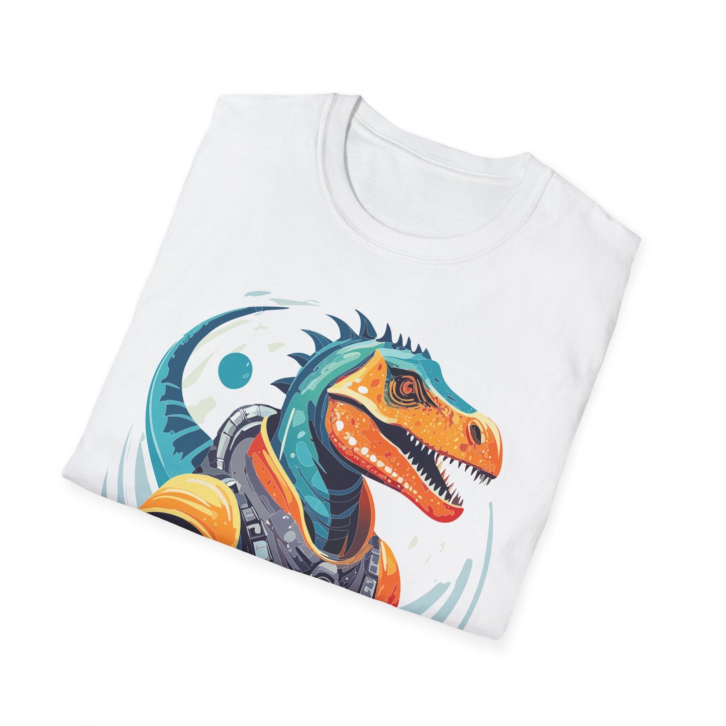 Alien Graphic Unisex Cotton Softstyle UFO Artwork Tee 10