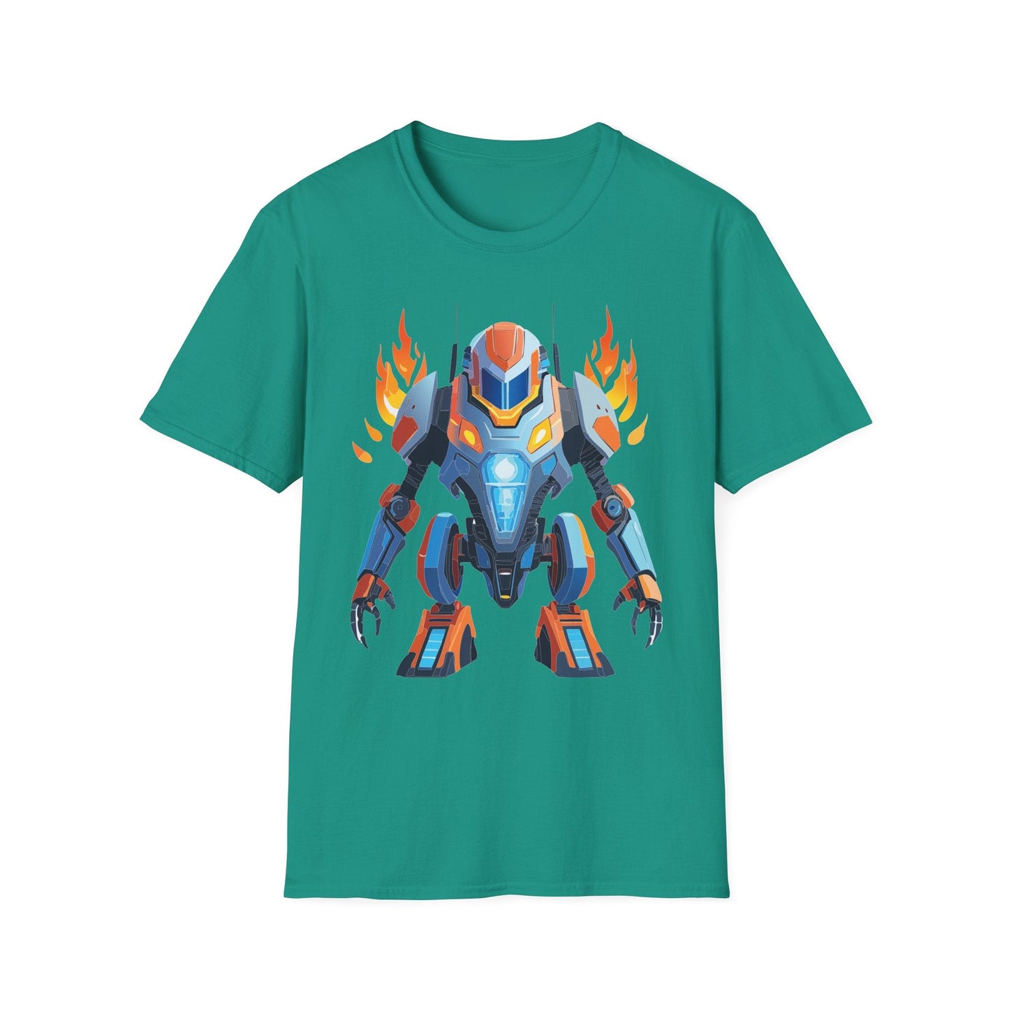 Cyborg Tee Unisex Robot Shirt Terminator Shirt Art Design Gildan Softstyle 64000 Cotton Tee