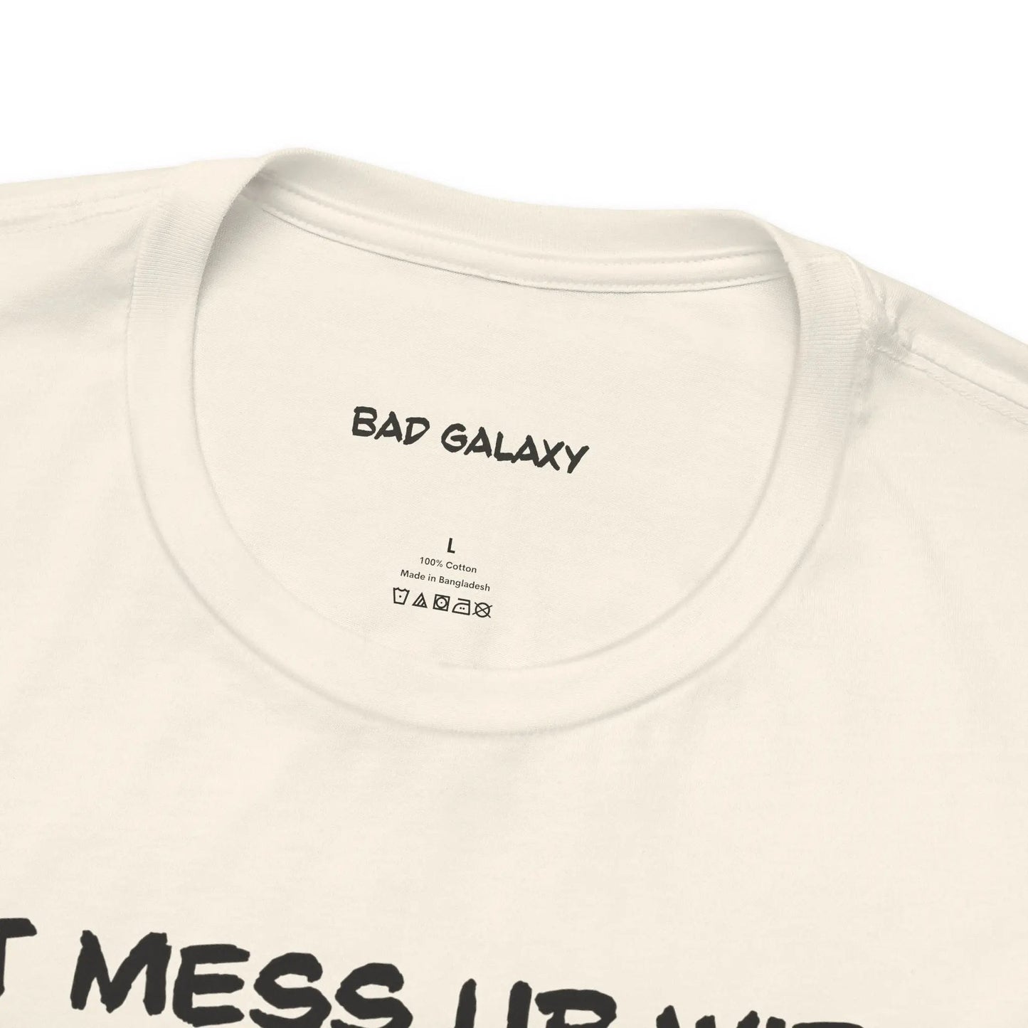 Bad Galaxy Animal T Shirt 100 Percent Cotton Eco Friendly Ink Made in USA Durable Stitching