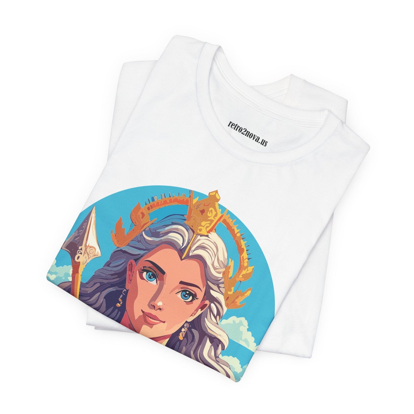 Graphic Cotton Unisex Jersey Short Sleeve T Shirt With Retro2Nova Artwork And Vintage Inspired