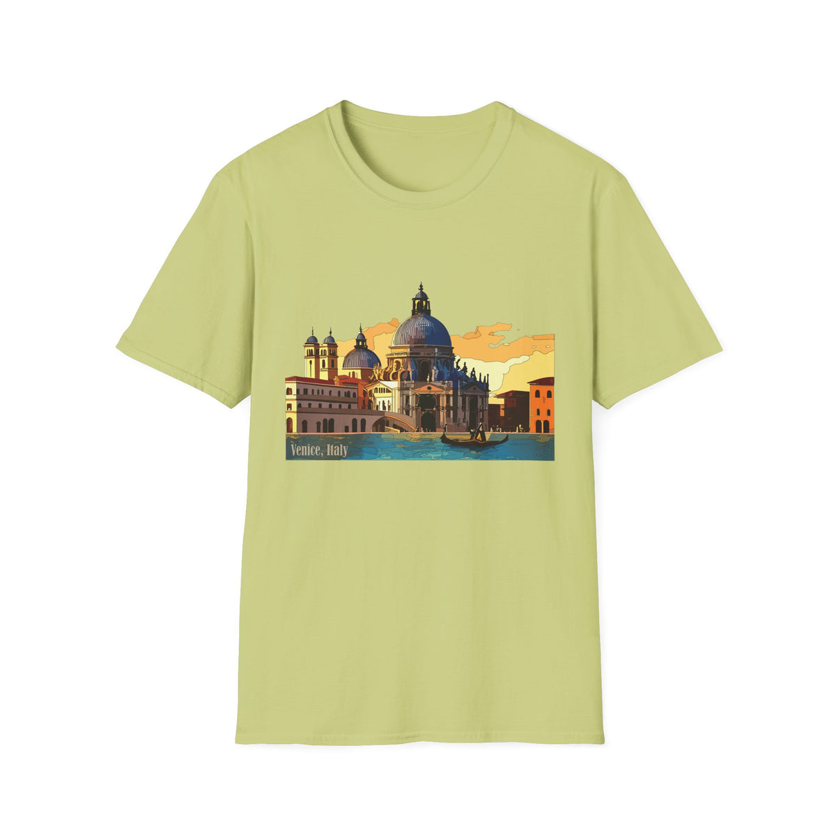 Venice Sunset Basilica T-Shirt | Italian Cityscape Tee