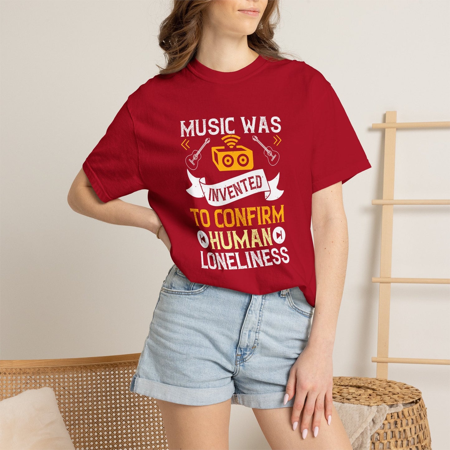 Music Graphic Design Unisex Cotton T-shirt m38