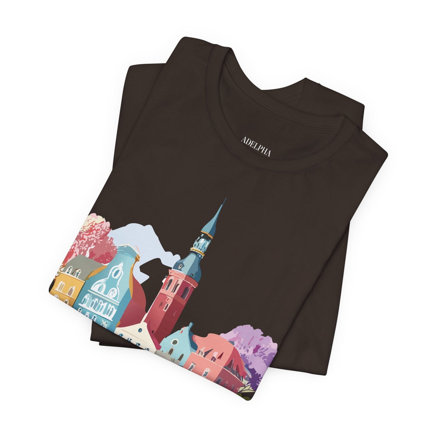 Germany Graphic Tee for Unisex Short Sleeve Shirt by Adelpha Art Design Vintage Inspired