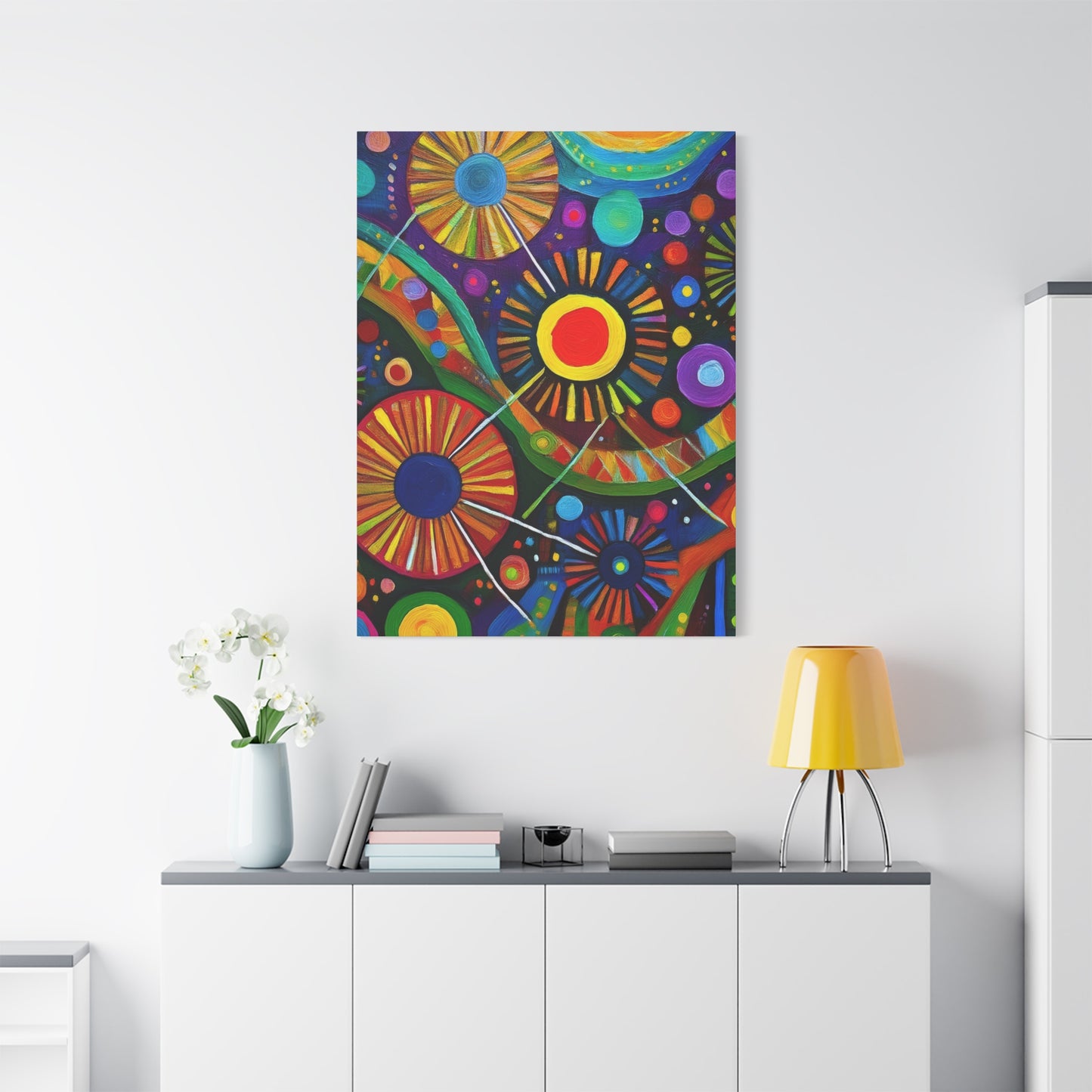 Abstract Oil Painting Print Canvas 20x24,20x30,24x30 24x32,24x36,30x40 32x48,36x48,40x60 Pine-Wood Inner Frame ABS-139