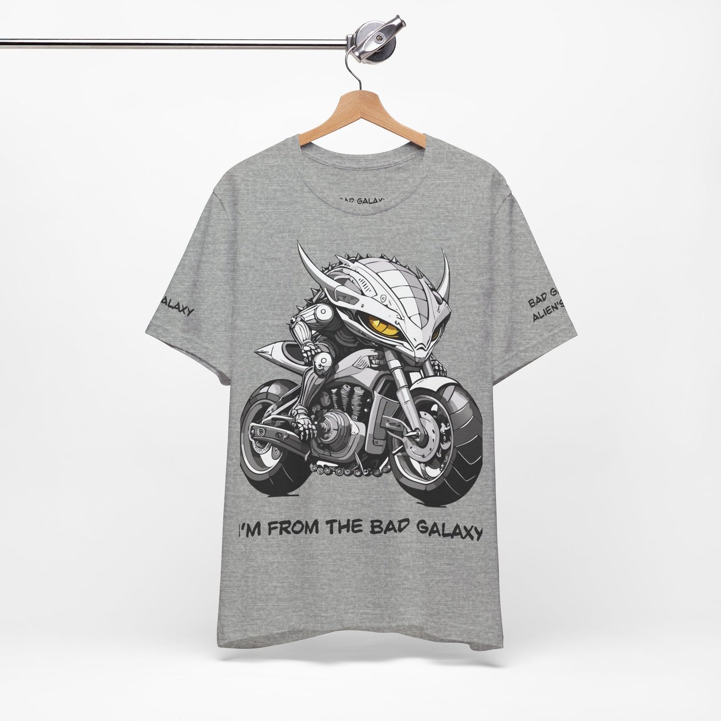 Alien Tee Shirt By Bad Galaxy 100 Cotton Eco Friendly Inks Designed In USA Made To Order