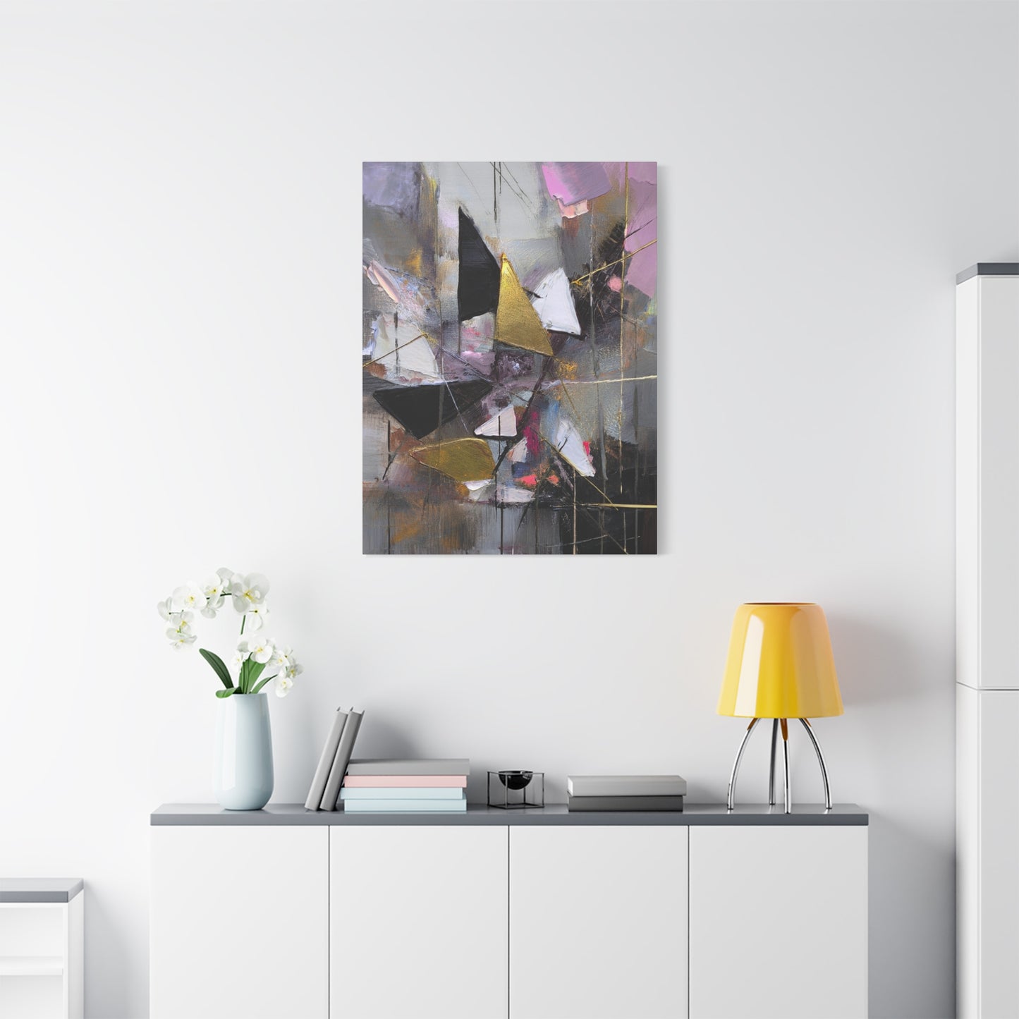 Abstract Oil Painting Print Canvas 20x24,20x30,24x30 24x32,24x36,30x40 32x48,36x48,40x60 Pine-Wood Inner Frame ABS-217