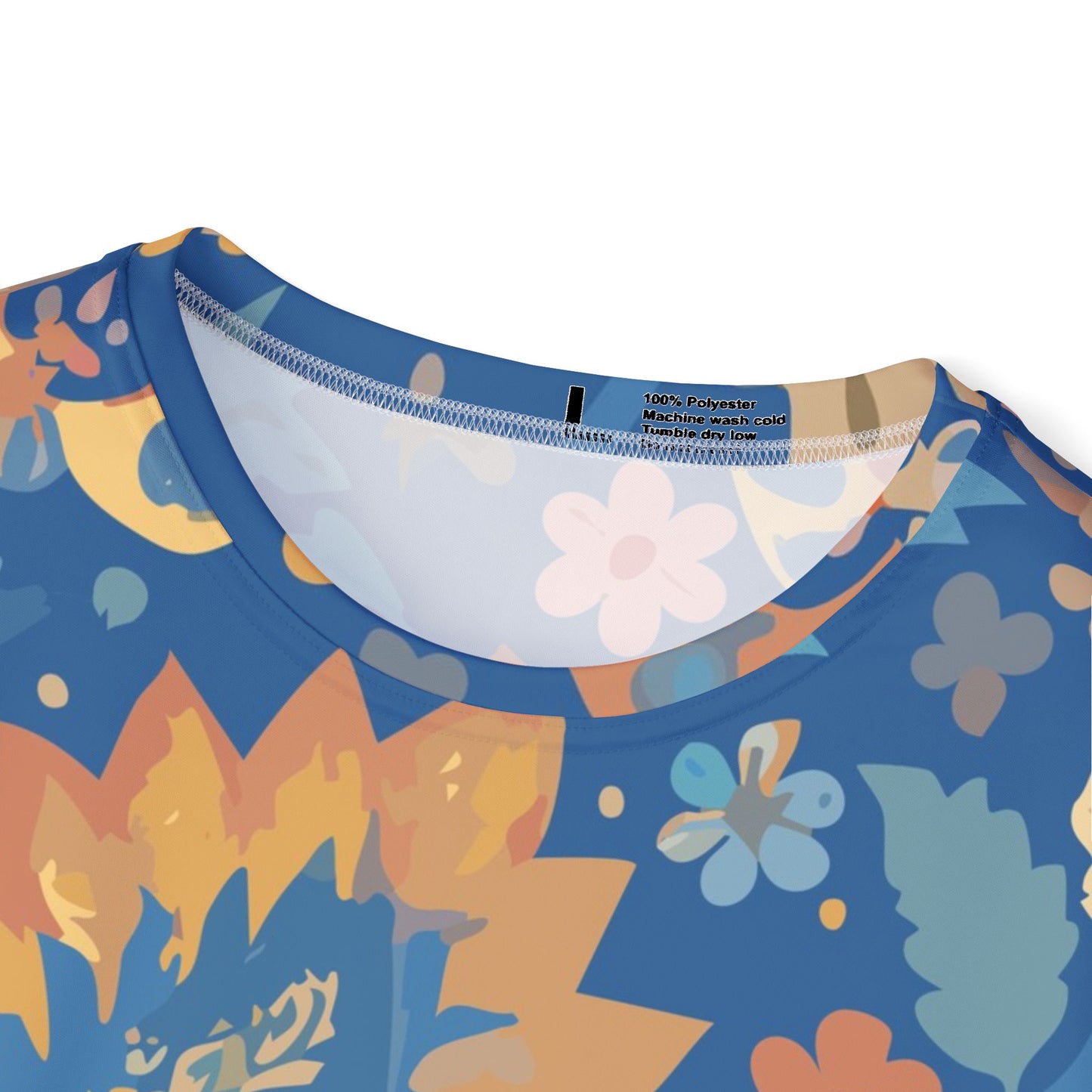 Unisex Floral Print Shirt, Shirt with Floral Print