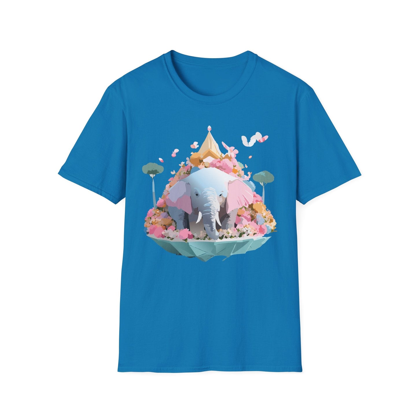 Elephant Graphic T Shirt For Animals Unisex Gildan Softstyle 64000 Cotton Tee Apparel