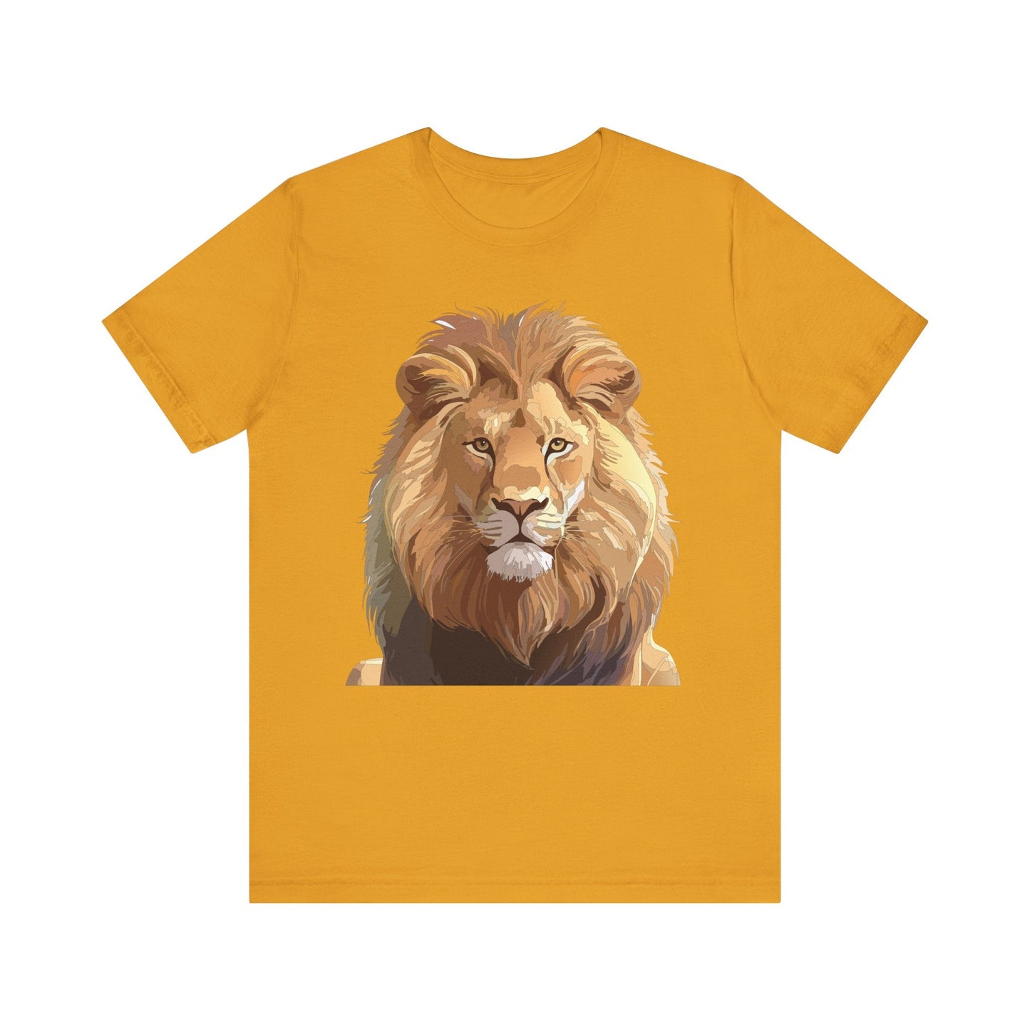 Unisex Animal Art Tee Shirt With Wild Animals Design Gildan 64000 Softstyle Cotton