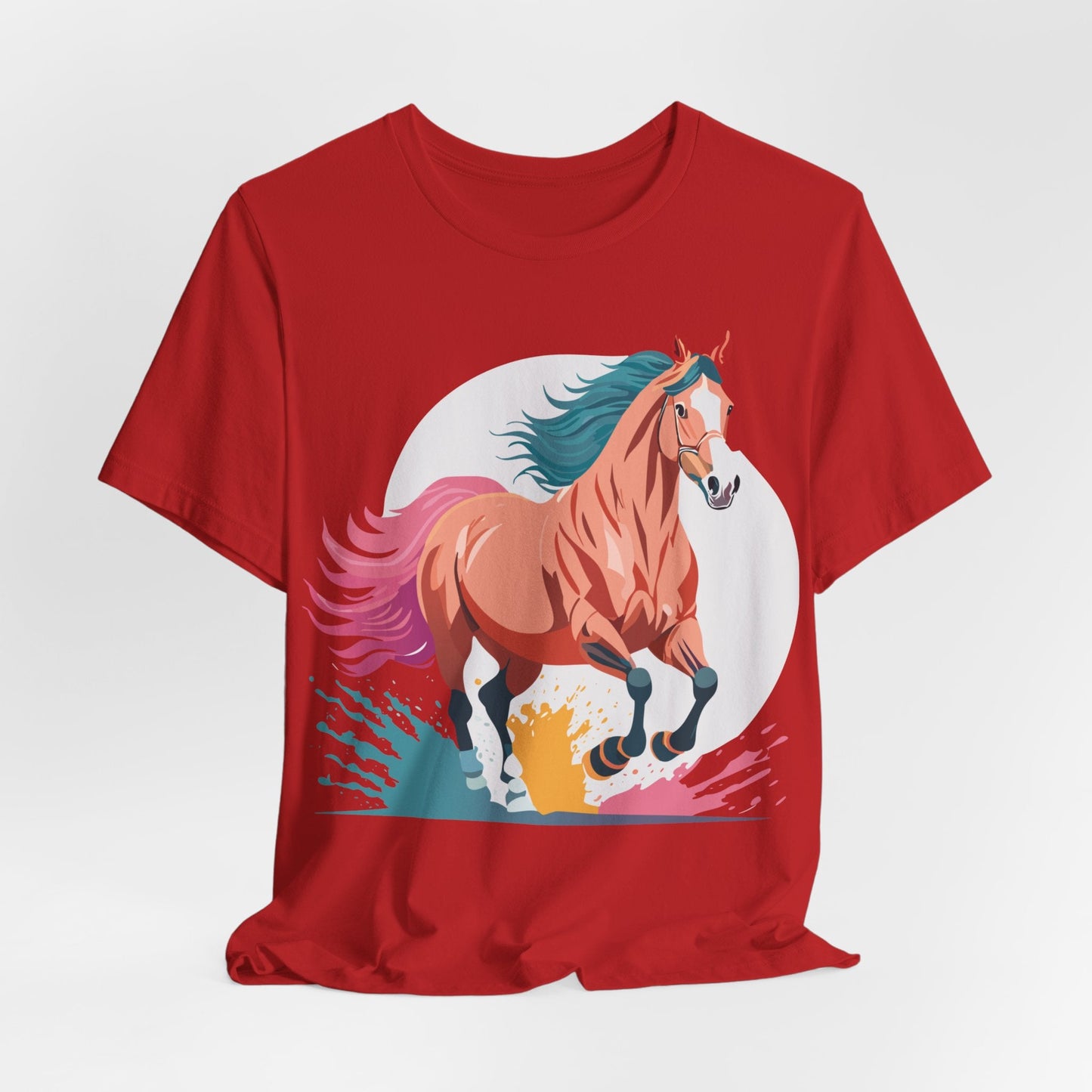 Horse Graphic T Shirt Unisex Adelpha Vintage Inspired Art Design Tee For Everyday Wear