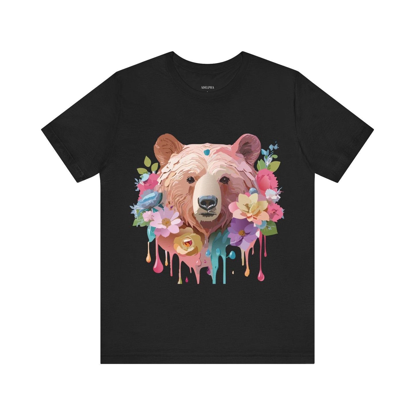 Bear Graphic T Shirt Unisex Adelpha Vintage Art Design Tee Edition